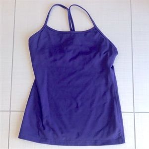 Lululemon size 8 power y tank in purple